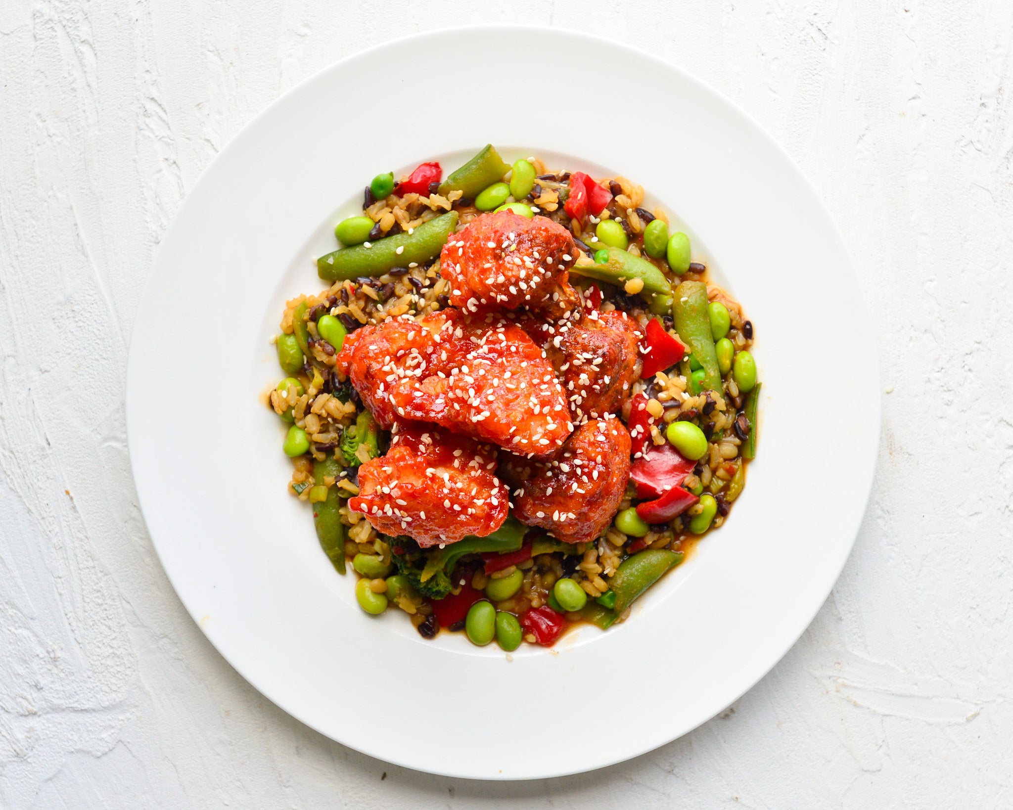 Gochujang Fried Cauliflower with Korean Veg & Grains – Merchant Gourmet